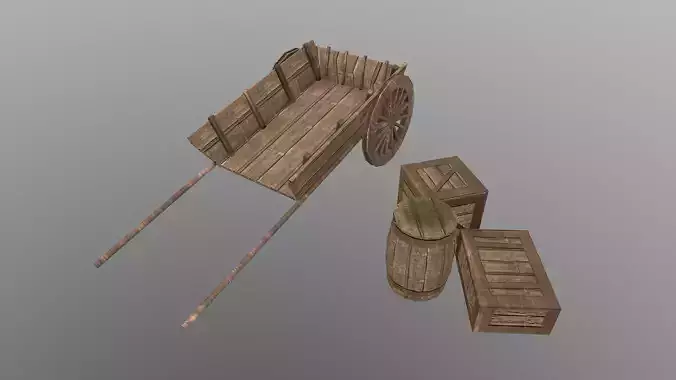  Medieval Cart 3