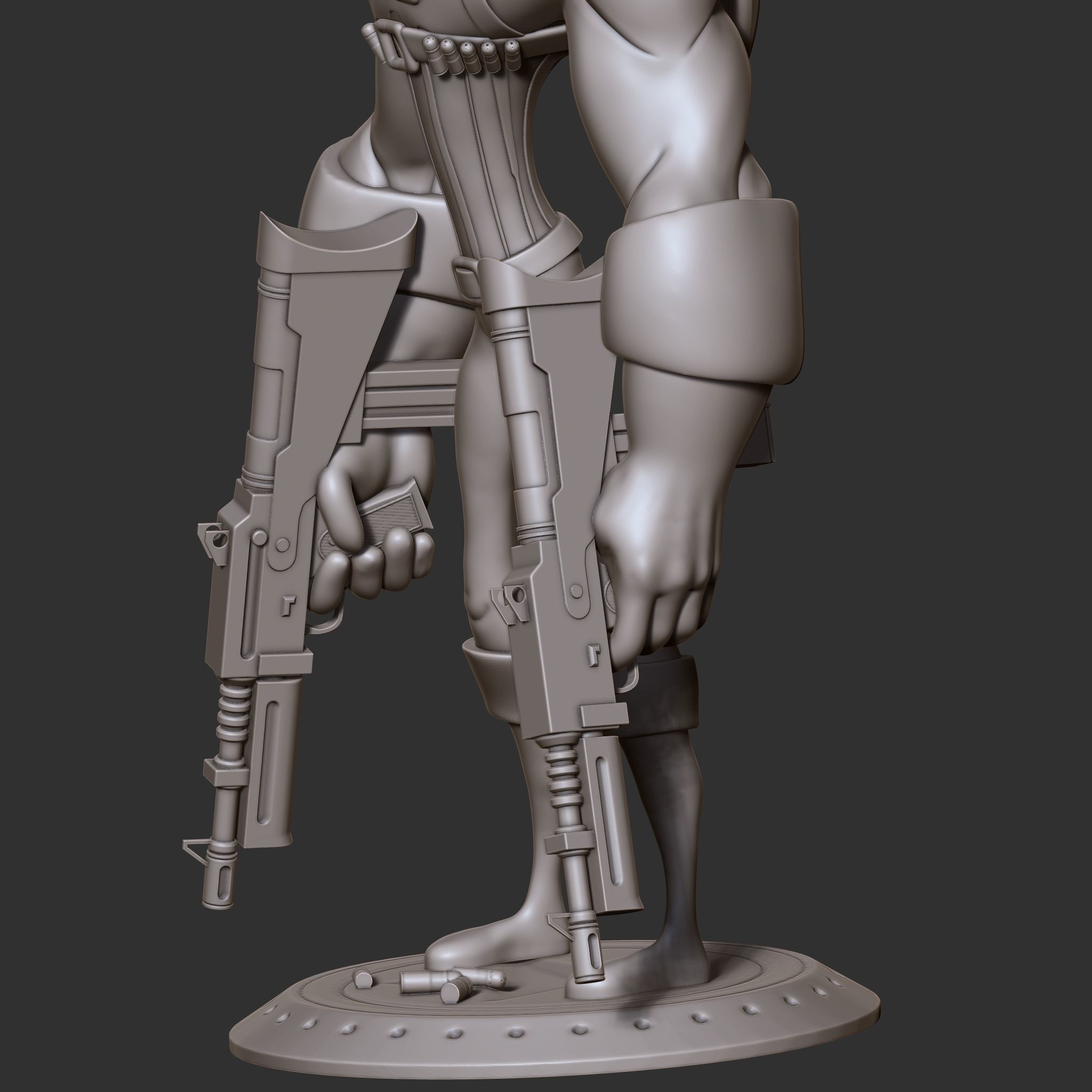 Captain America Stylized Figure 3D print model_4