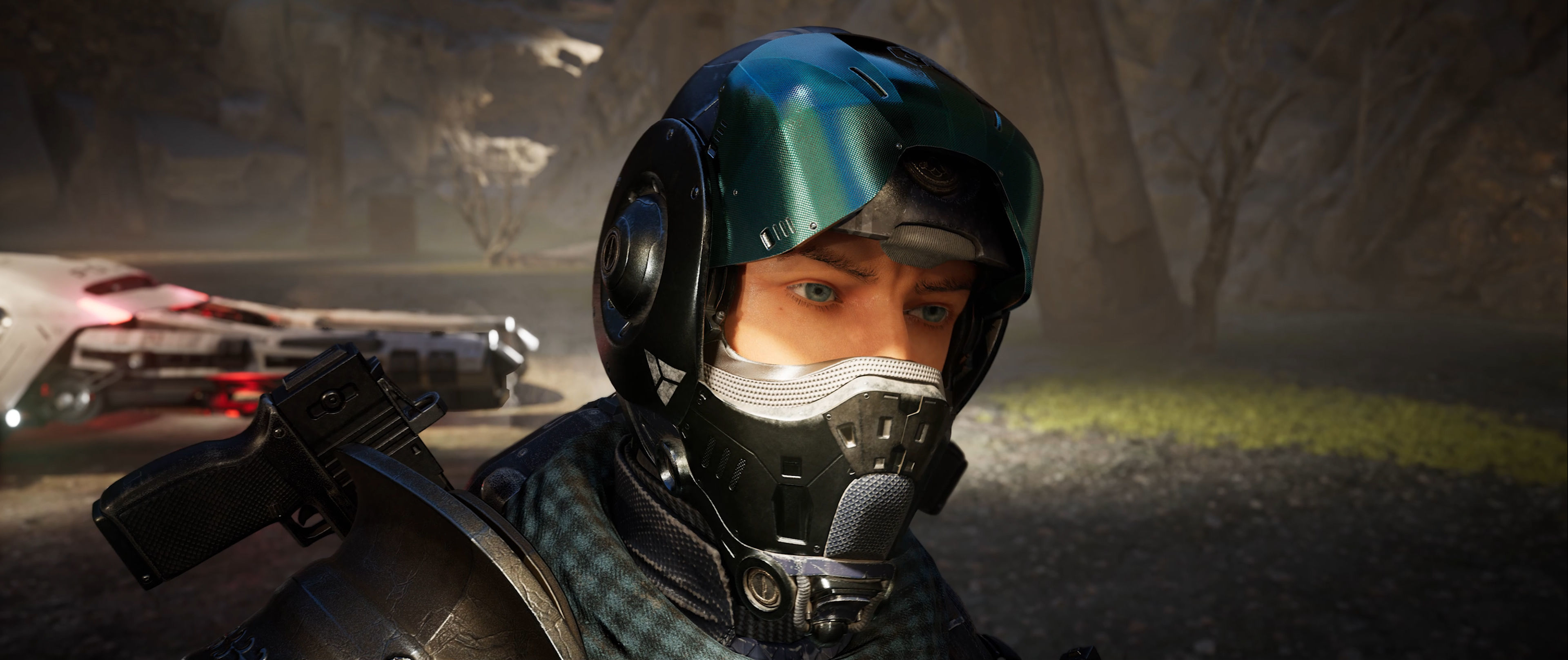 Police Captain sci-fi cyberpunk 3D character model 3D model_16