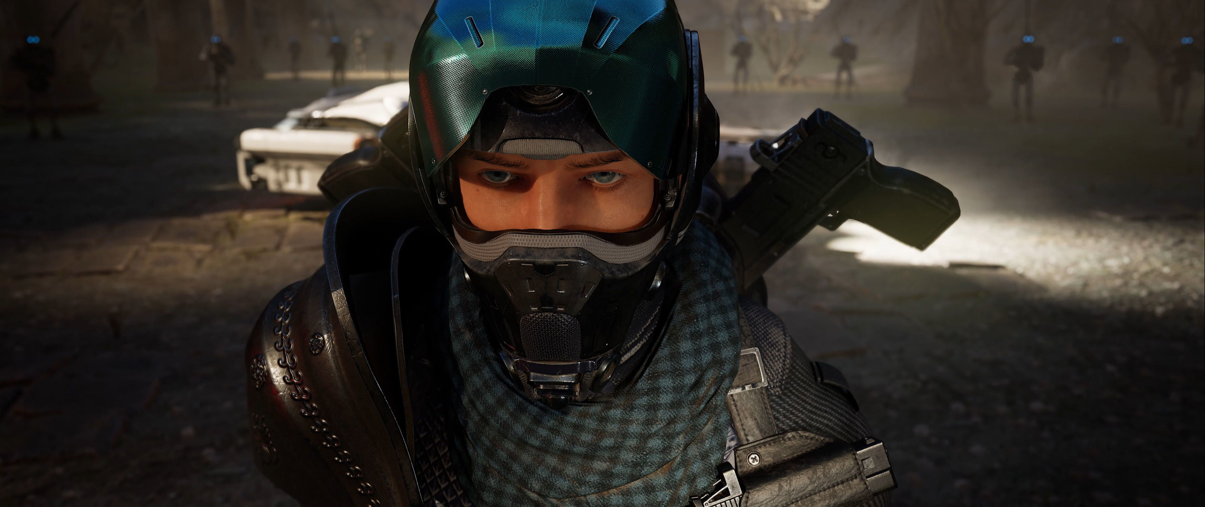 Police Captain sci-fi cyberpunk 3D character model 3D model_15