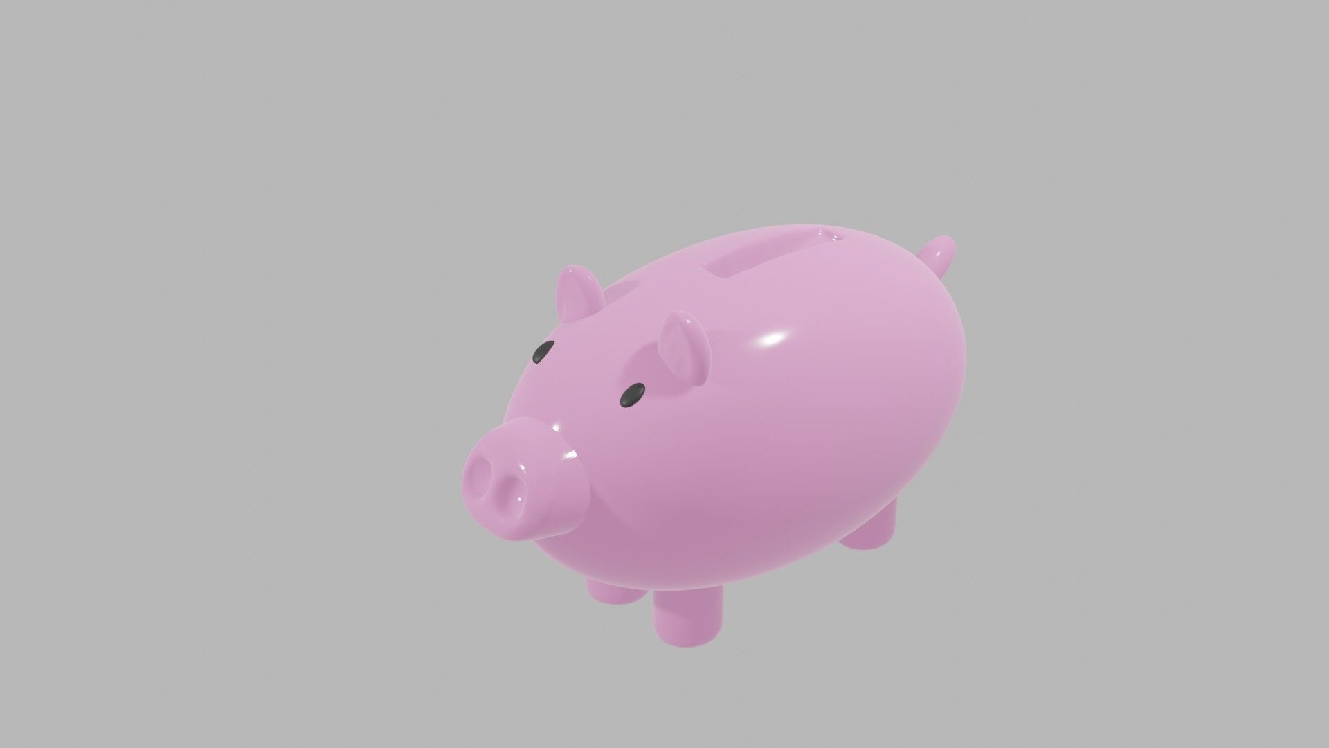 Piggy Bank 3D model 3D model_1
