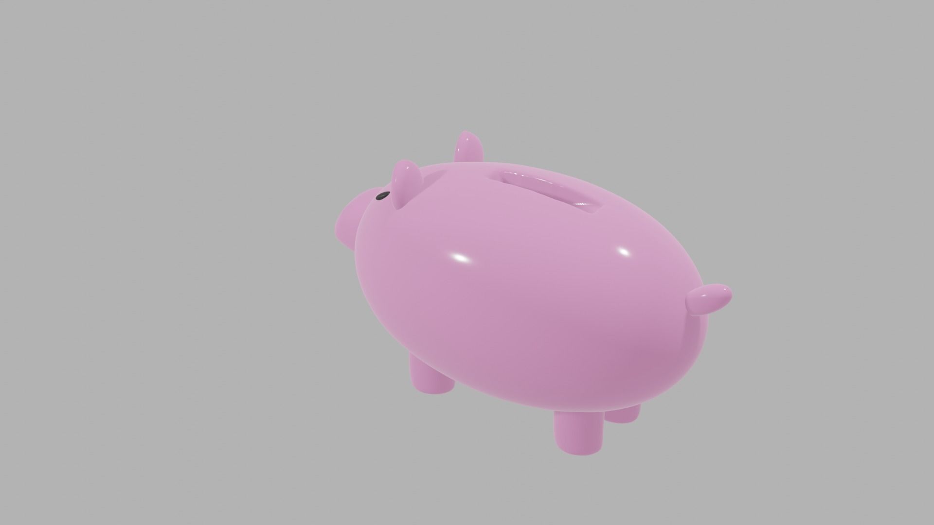 Piggy Bank 3D model 3D model_4