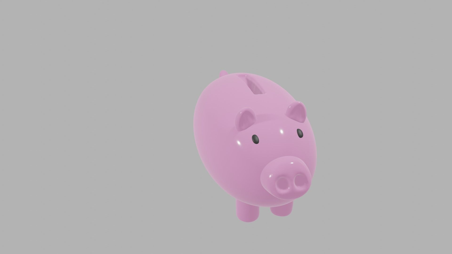 Piggy Bank 3D model 3D model_2
