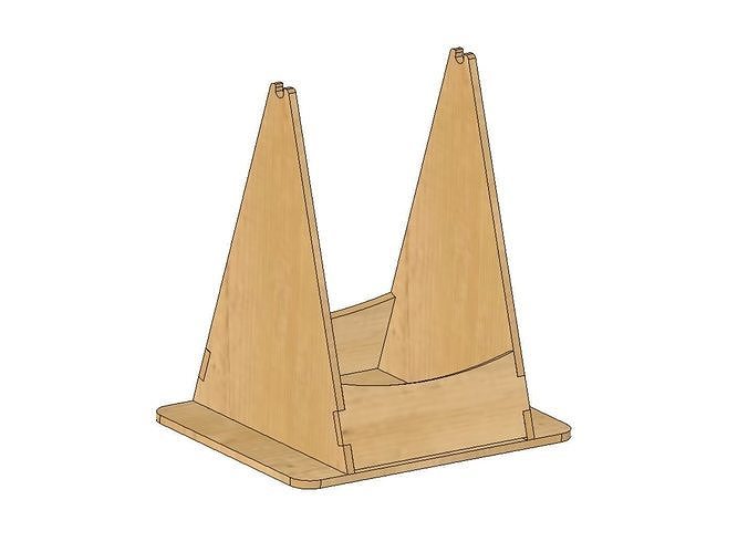 Stand for plastic 3D print model