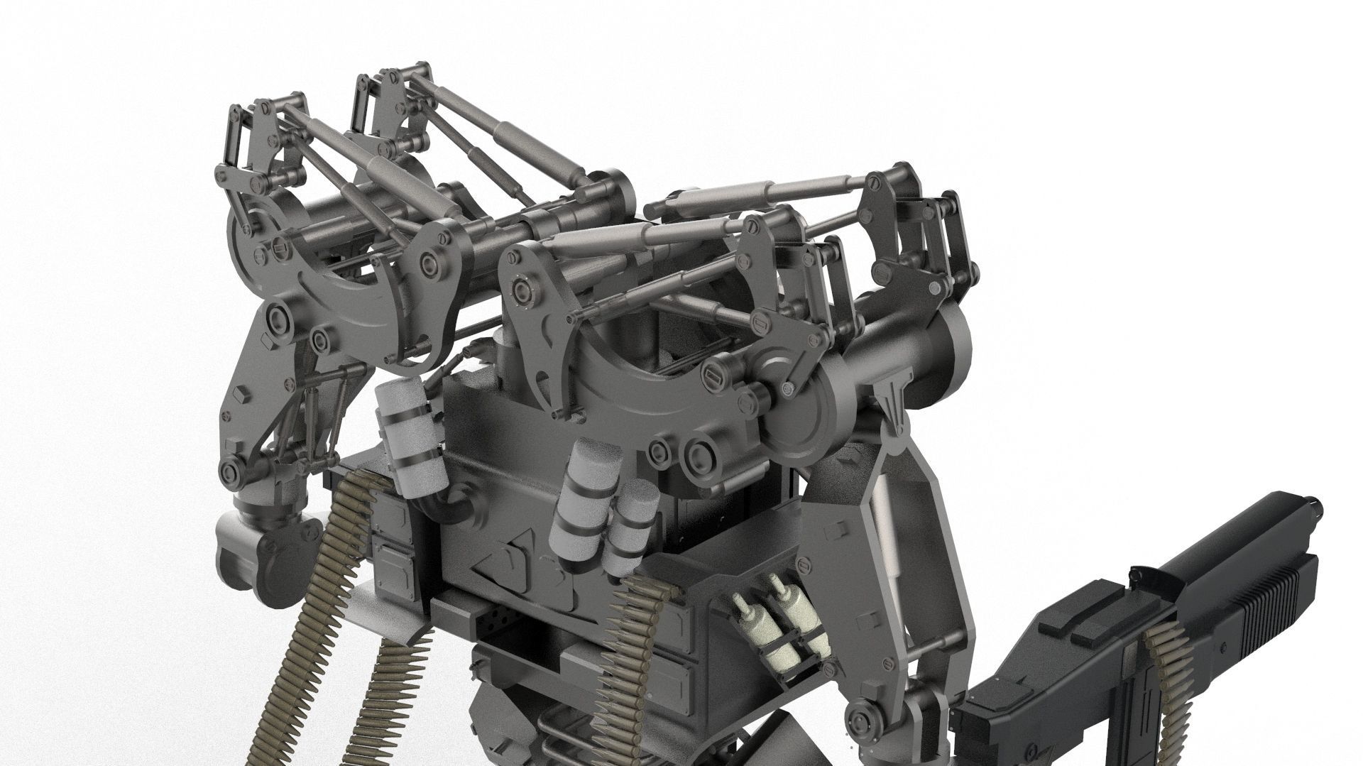 Mech APU Robot 3D model_4