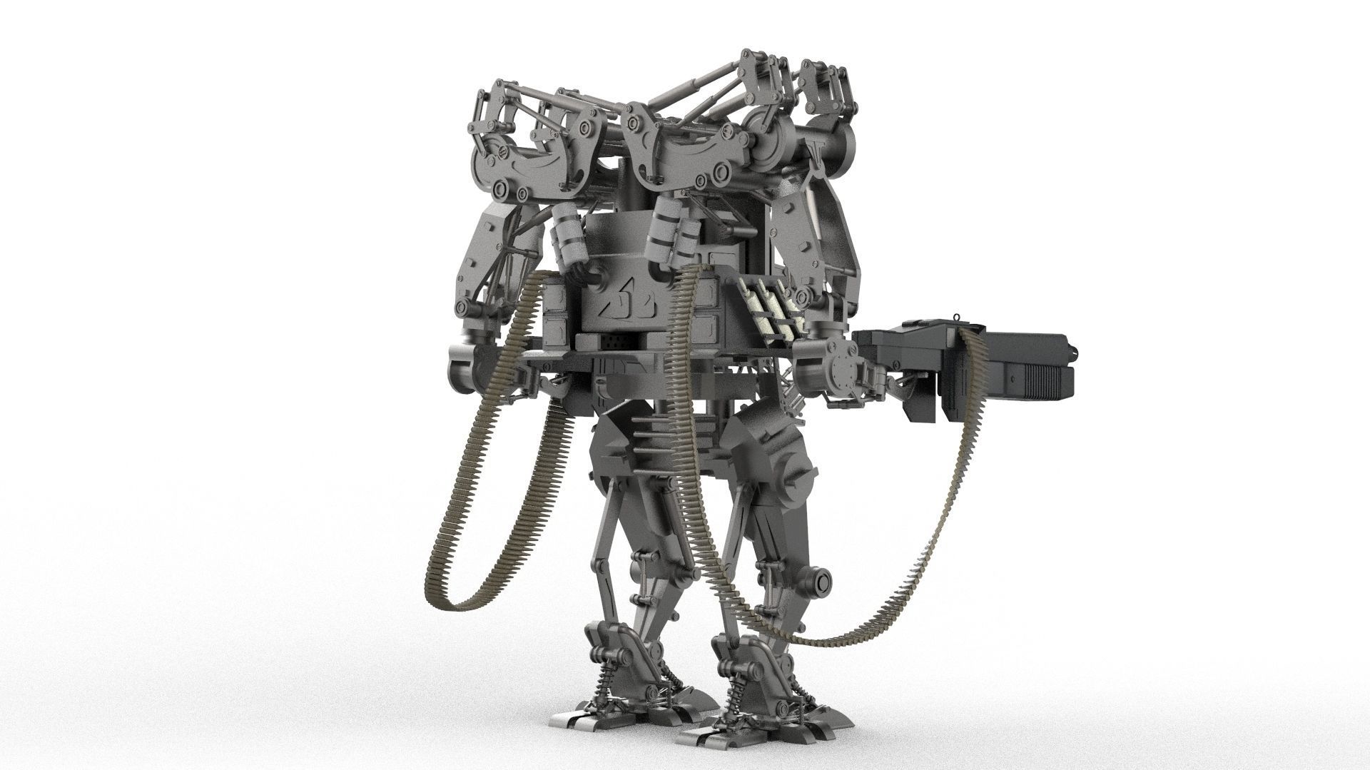 Mech APU Robot 3D model_3
