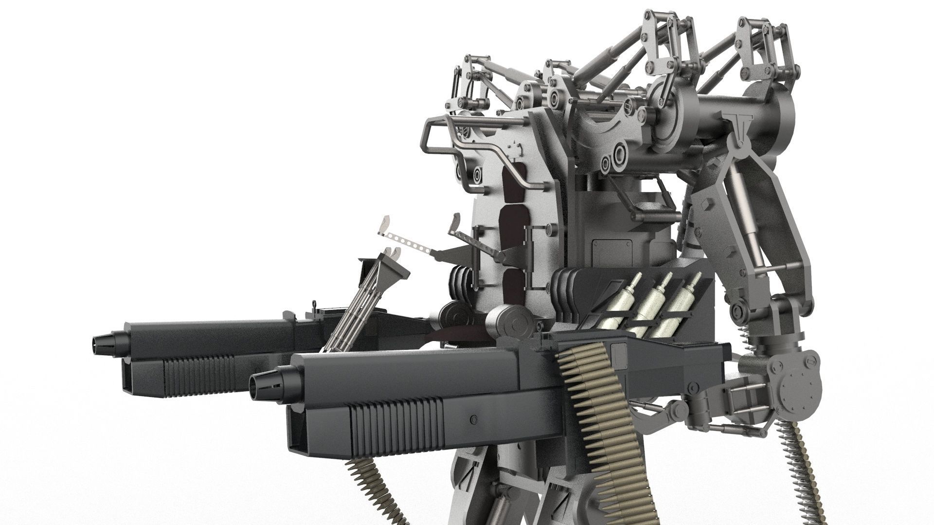 Mech APU Robot 3D model_2