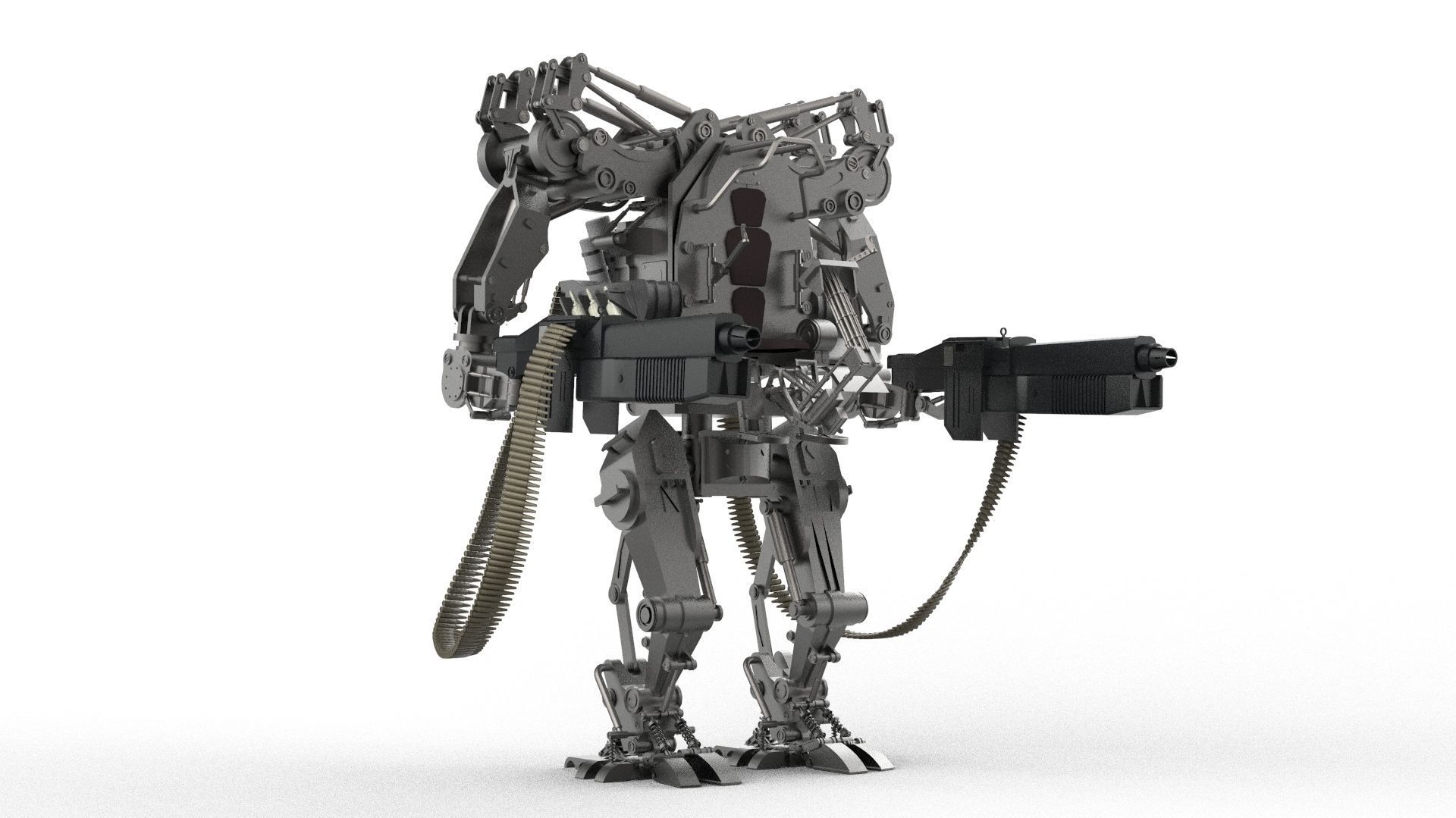 Mech APU Robot 3D model_1