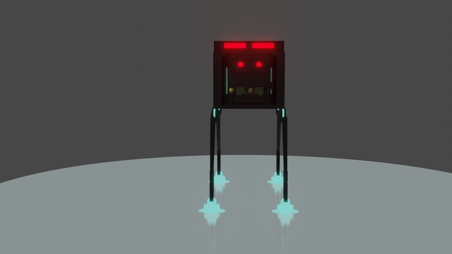 Robort Dog 3D Model Free low-poly 3D model_1