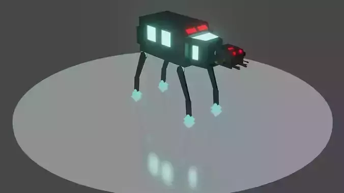 Robort Dog 3D Model