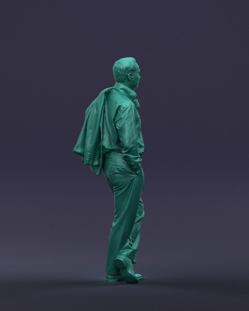 Legs cross man 0417 3D Print ready 3D print model_13