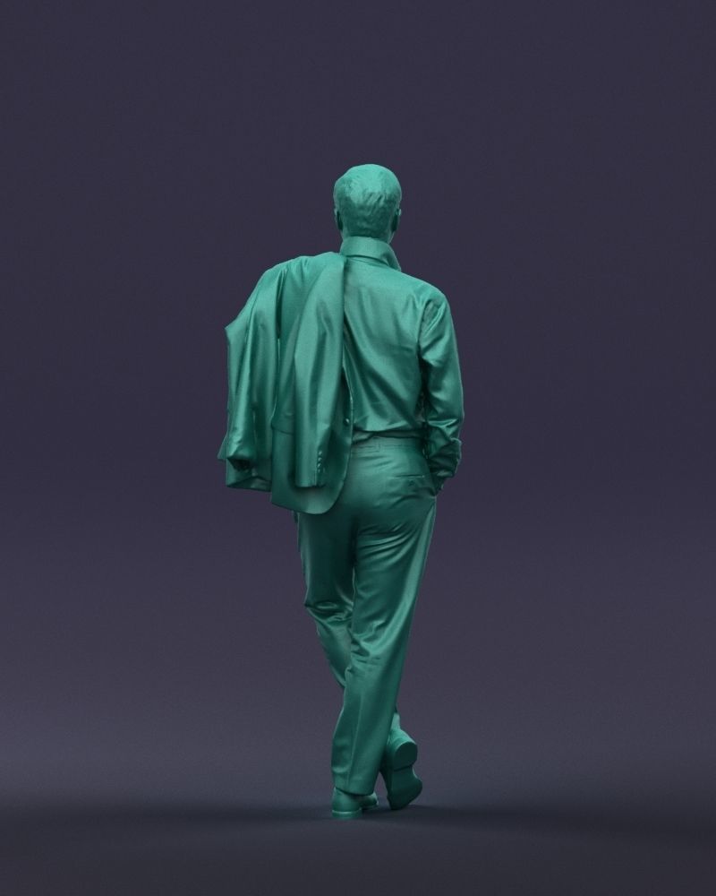 Legs cross man 0417 3D Print ready 3D print model_19
