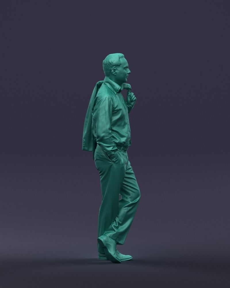 Legs cross man 0417 3D Print ready 3D print model_10