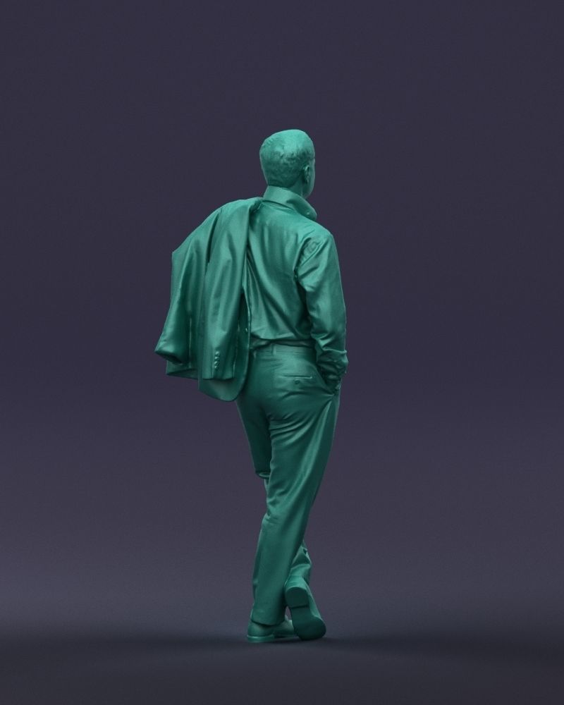 Legs cross man 0417 3D Print ready 3D print model_16