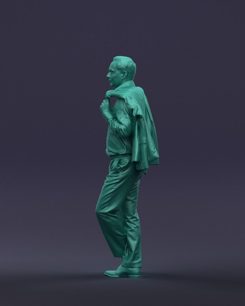 Legs cross man 0417 3D Print ready 3D print model_28