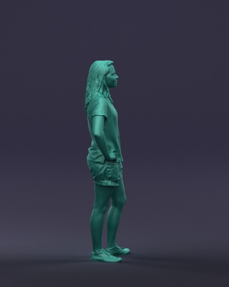 Shorts woman 0416 3D Print ready 3D print model_10