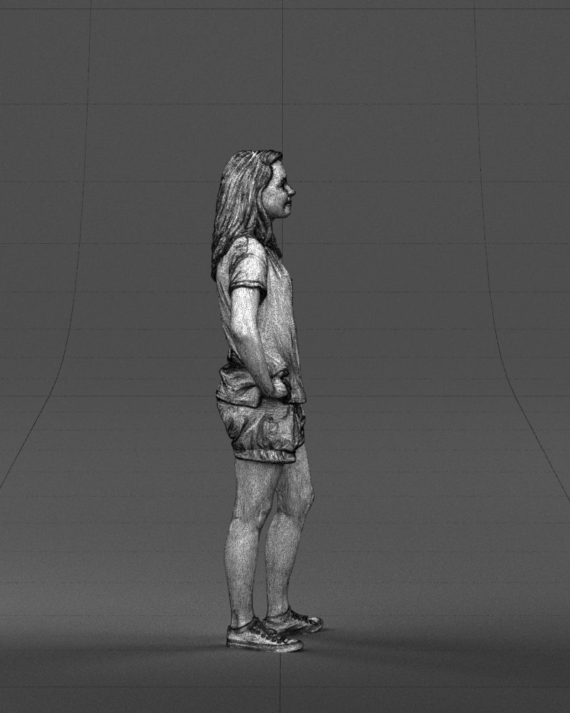 Shorts woman 0416 3D Print ready 3D print model_11