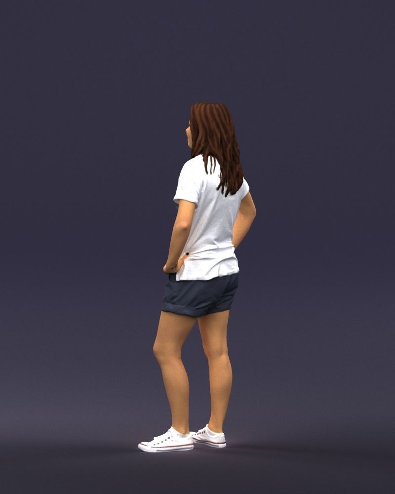 Shorts woman 0416 3D Print ready 3D print model_24