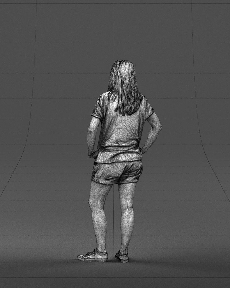 Shorts woman 0416 3D Print ready 3D print model_23