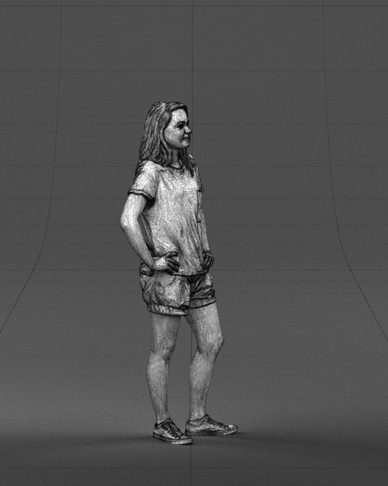 Shorts woman 0416 3D Print ready 3D print model_8