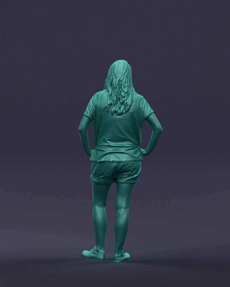 Shorts woman 0416 3D Print ready 3D print model_19