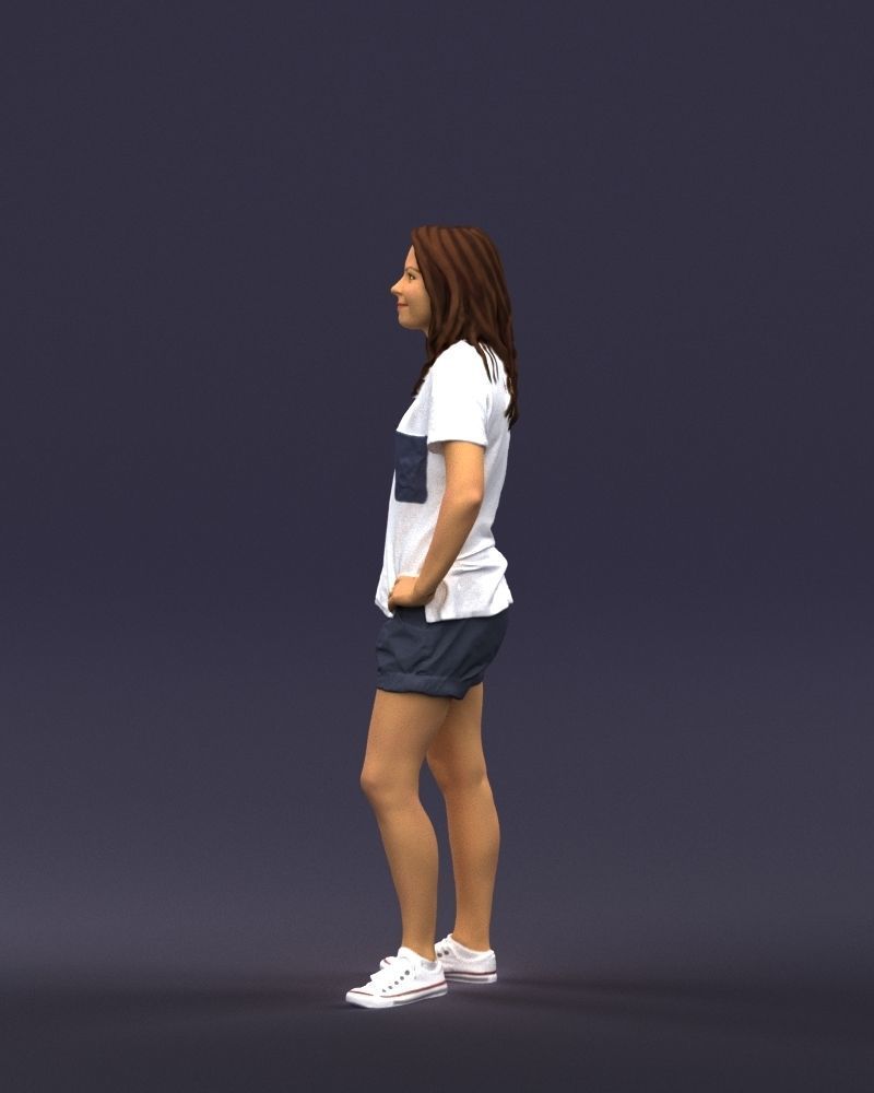 Shorts woman 0416 3D Print ready 3D print model_27