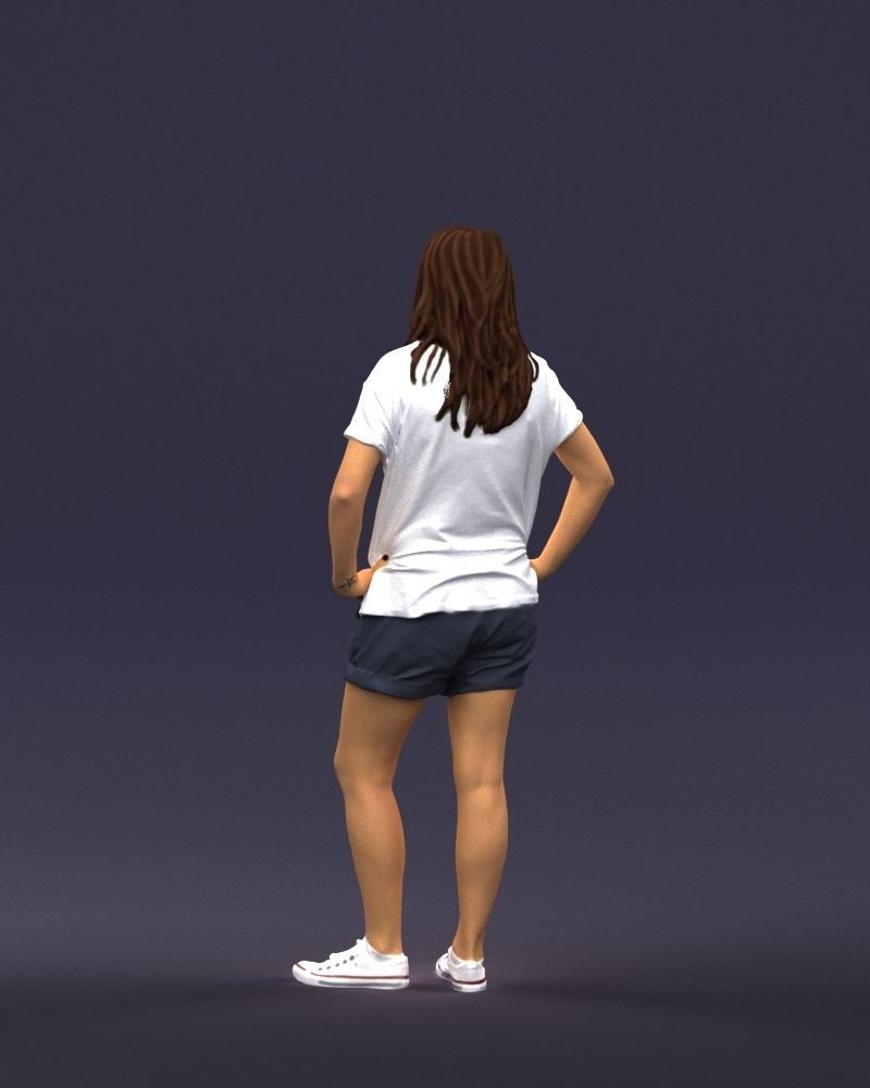 Shorts woman 0416 3D Print ready 3D print model_21