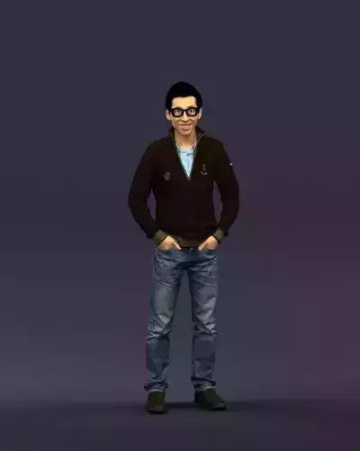 With glasses man 0424