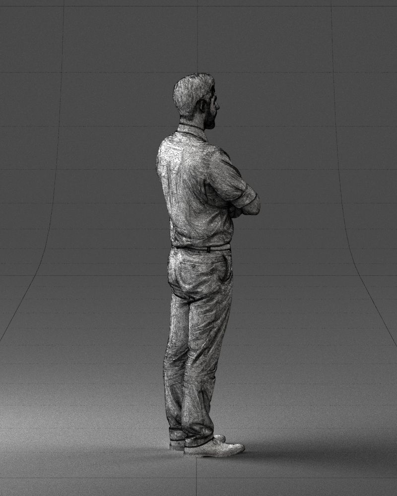 Guy in purple shirt 0470 3D model_26