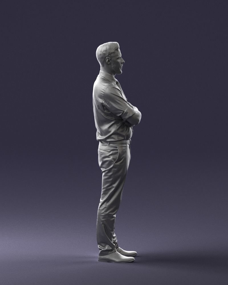 Guy in purple shirt 0470 3D model_28