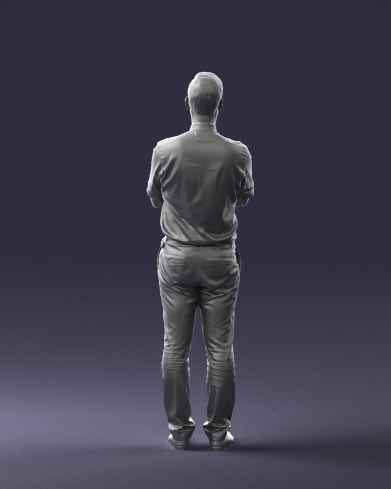 Guy in purple shirt 0470 3D model_19