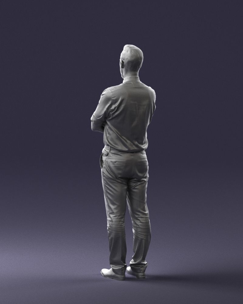 Guy in purple shirt 0470 3D model_16