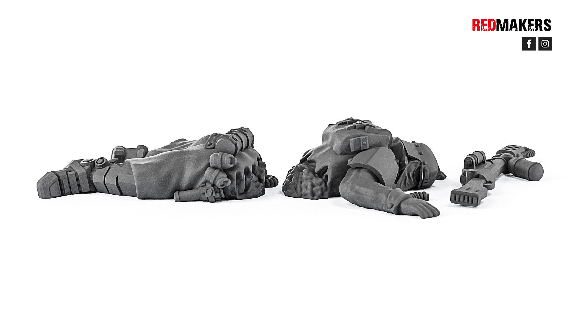 Death Squad - Slain soldiers 3D print model_12