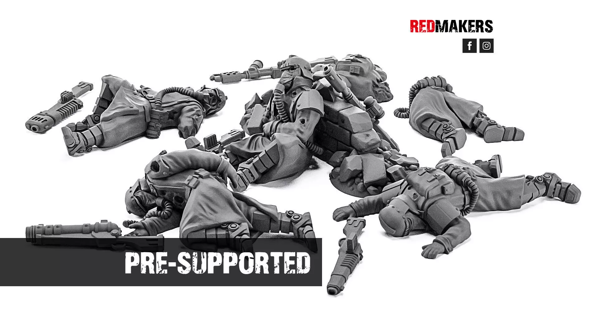 Death Squad - Slain soldiers 3D print model_0