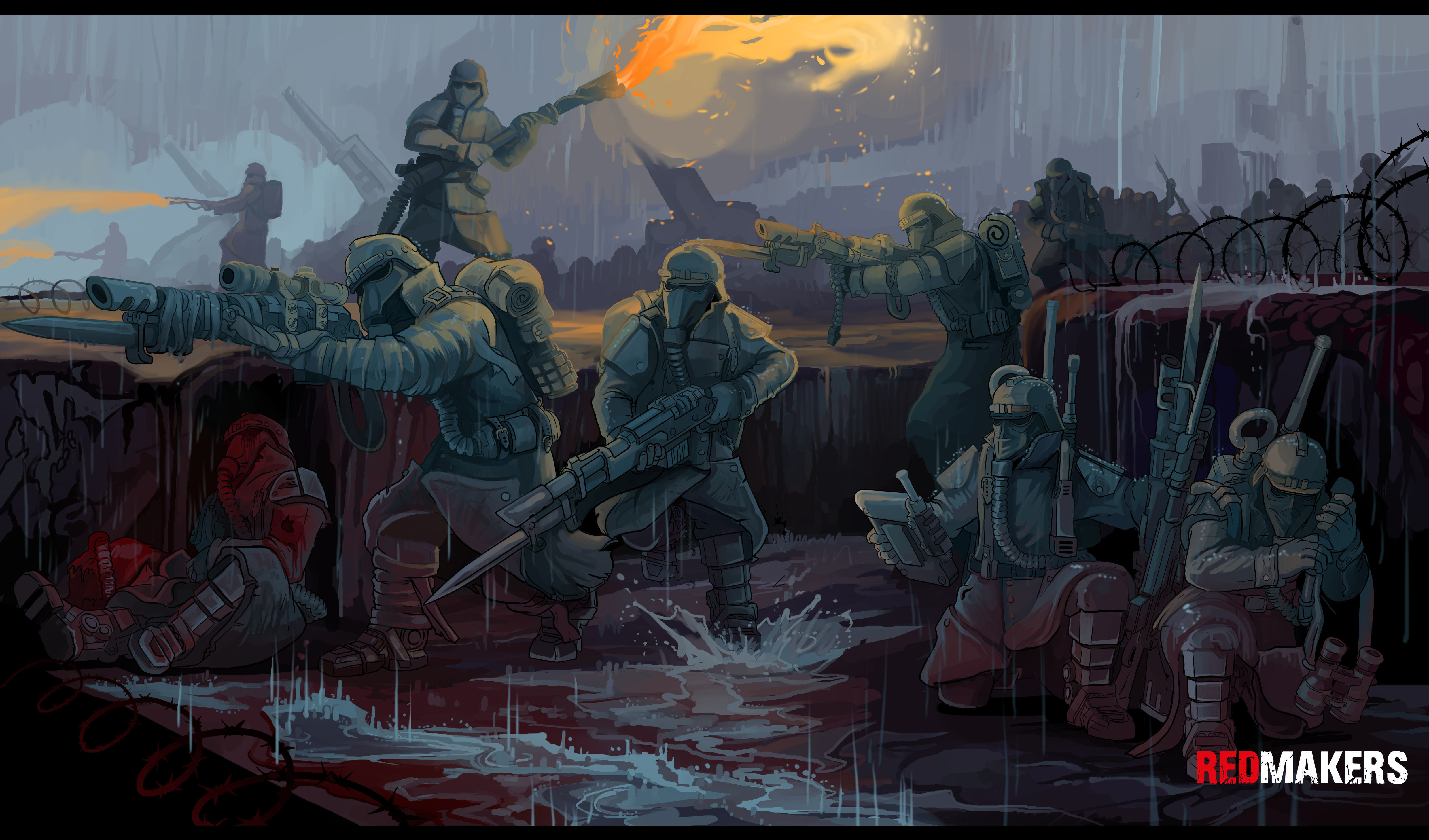 Death Squad - Slain soldiers 3D print model_31