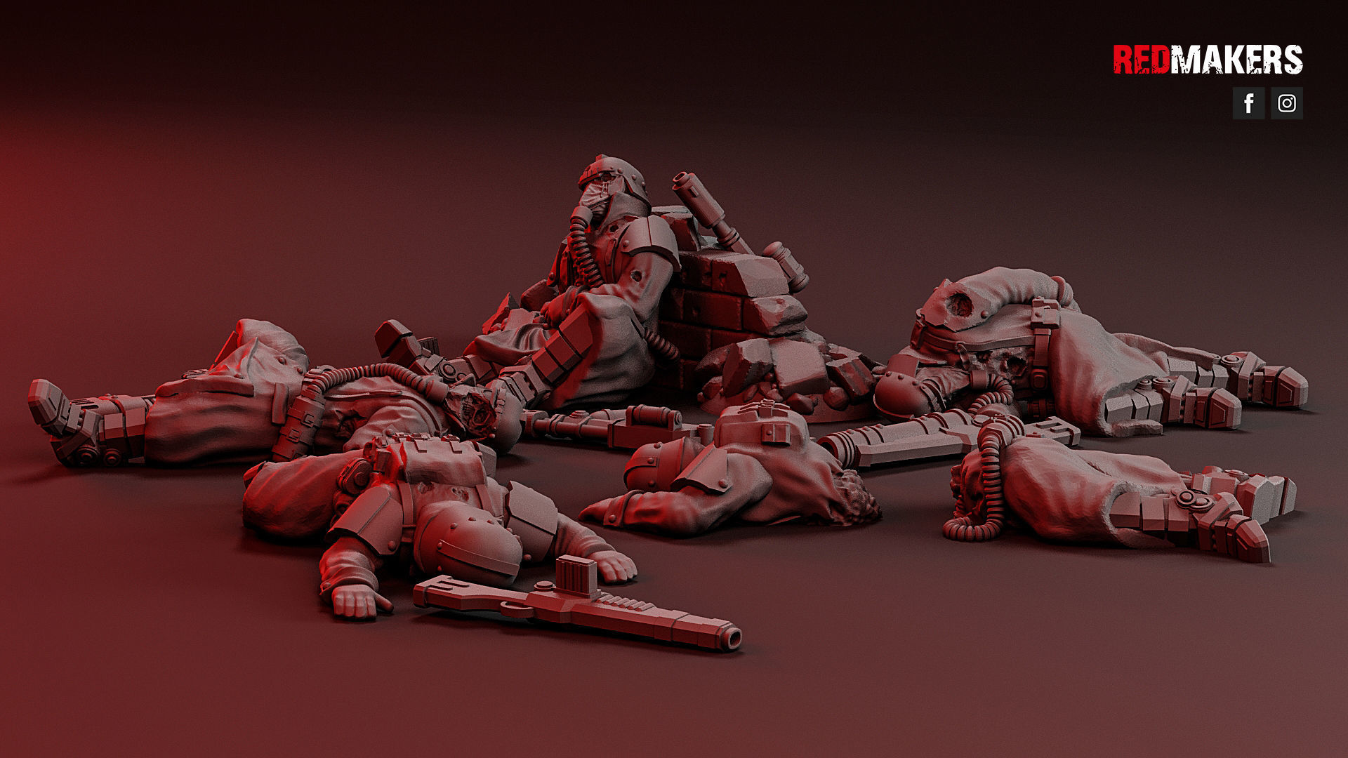 Death Squad - Slain soldiers 3D print model_27