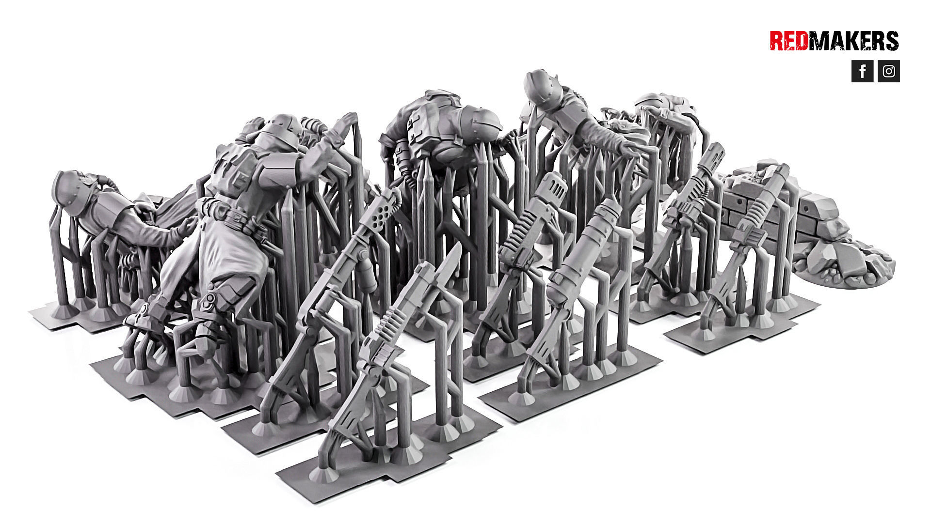 Death Squad - Slain soldiers 3D print model_7