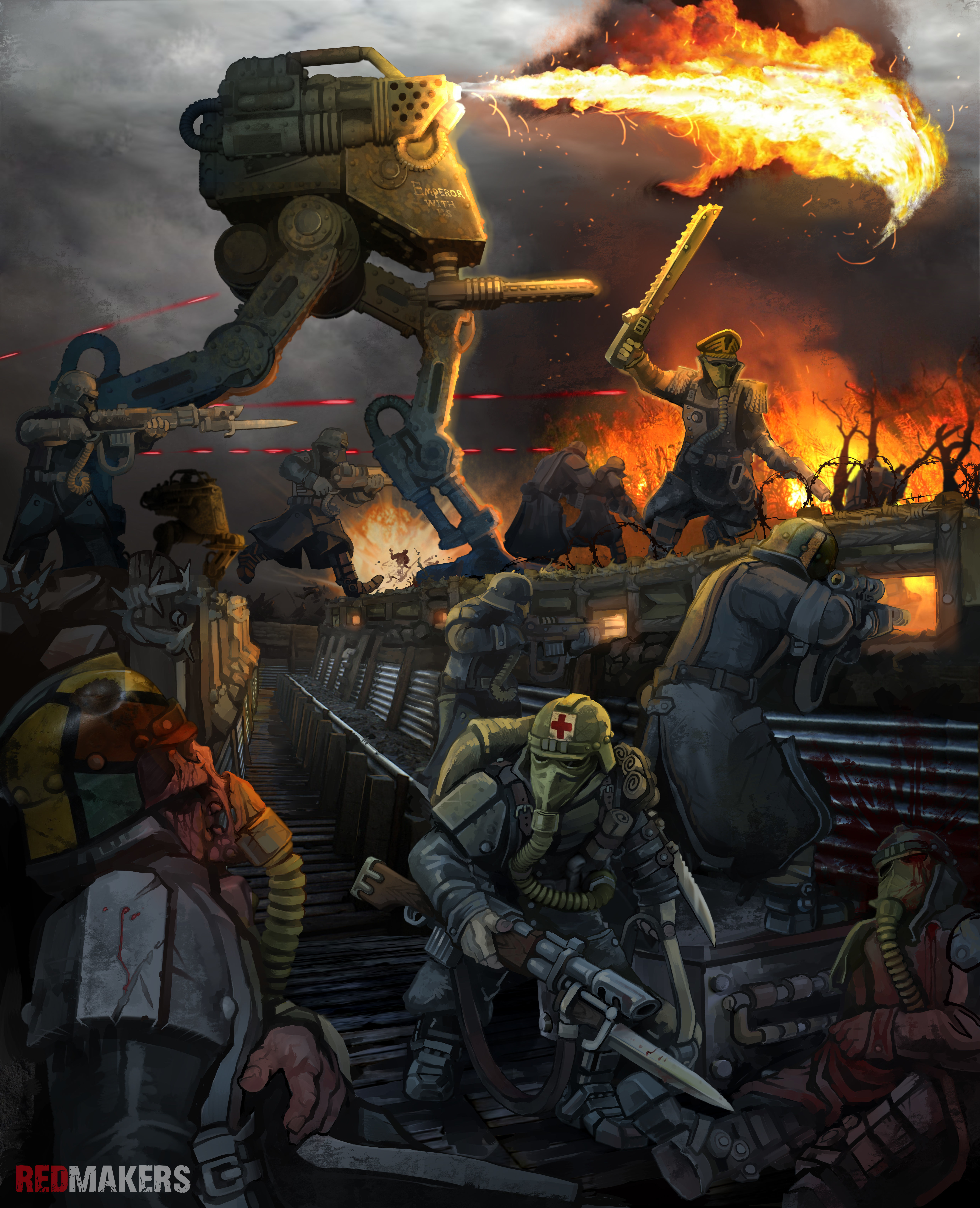 Death Squad - Slain soldiers 3D print model_37