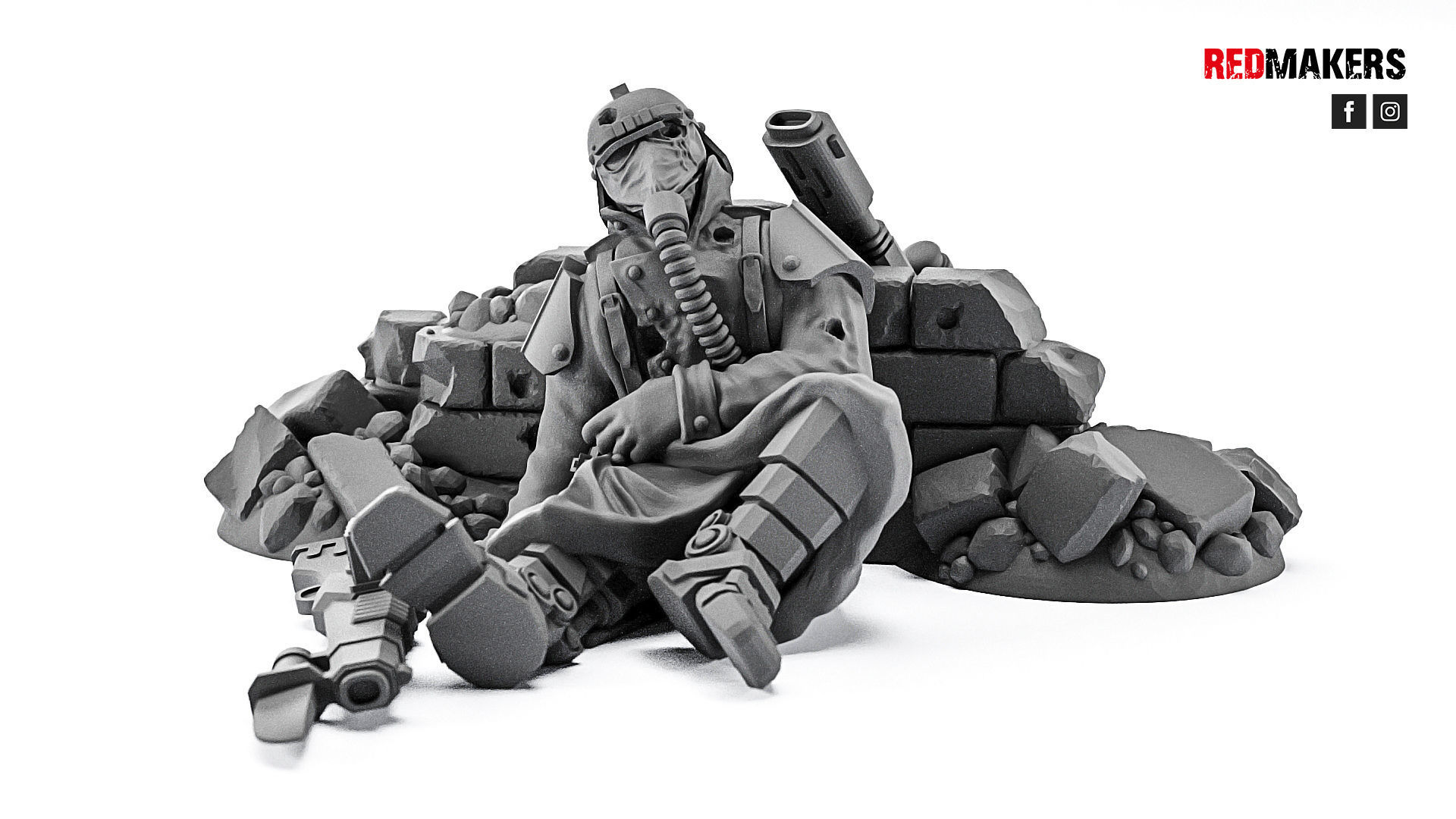 Death Squad - Slain soldiers 3D print model_8