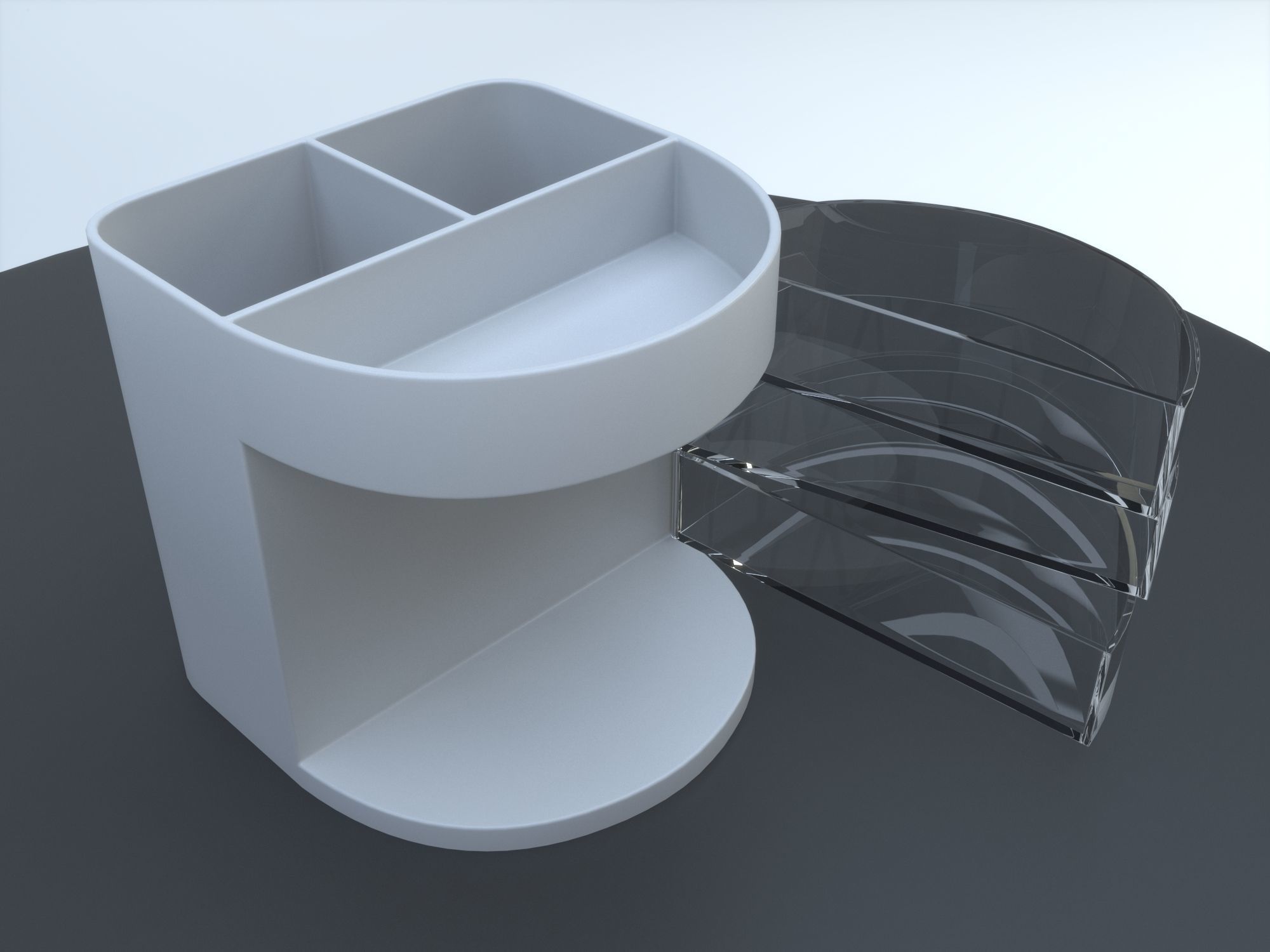 Desktop Organizer 3D model_6