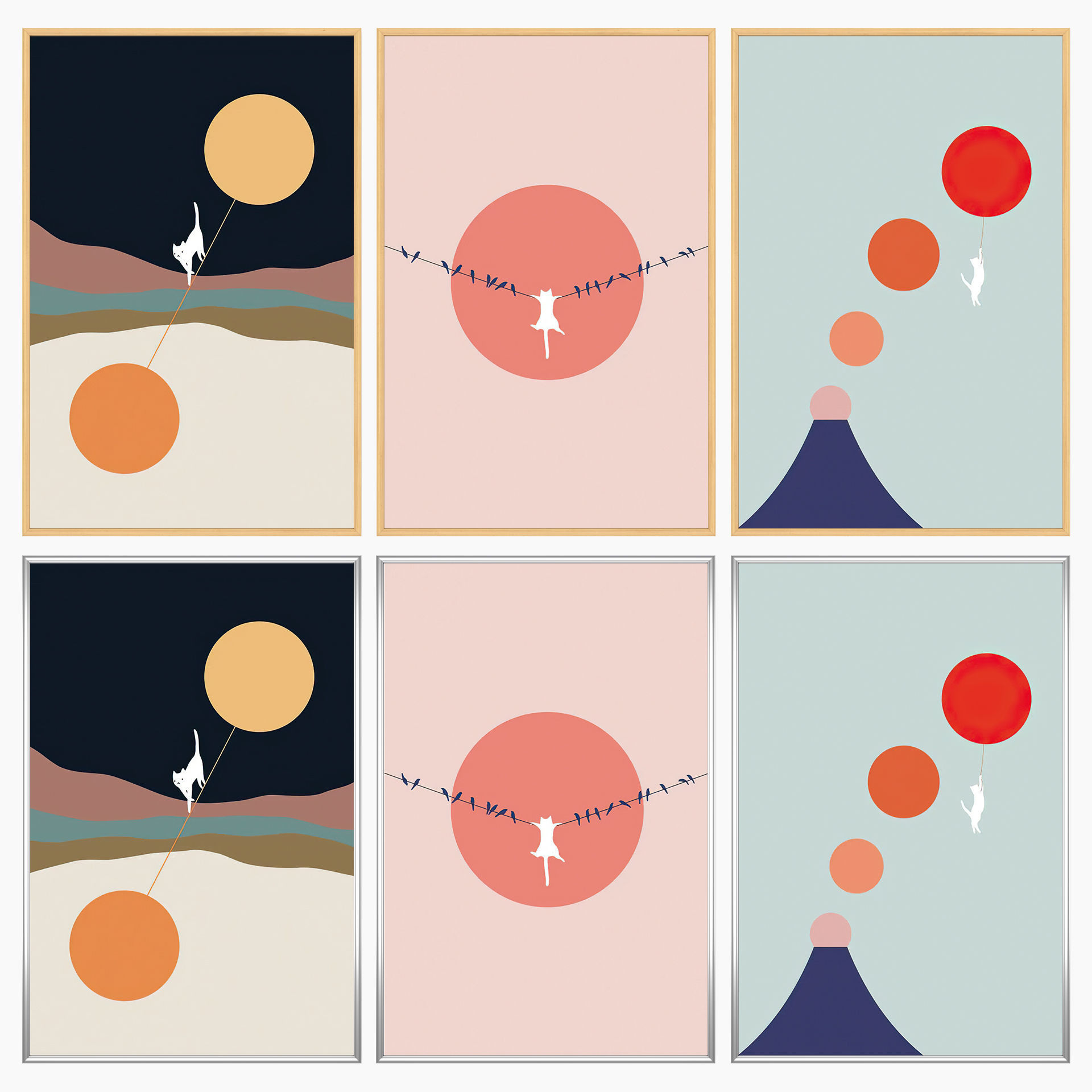 Wall Art Set 3510 3D model_2