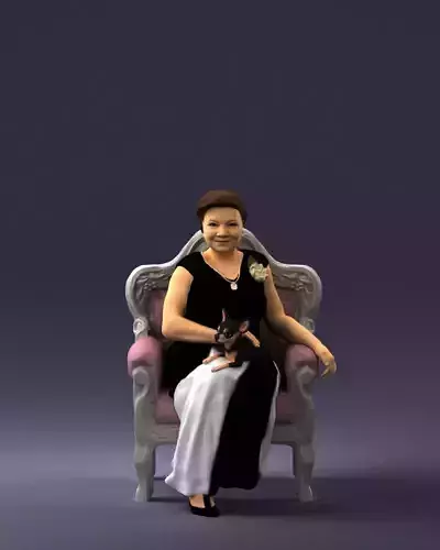 Grandmother in chair 0477