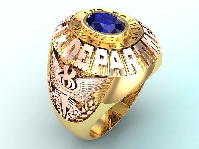 War rings  - Army rings - Police ring 3D print model