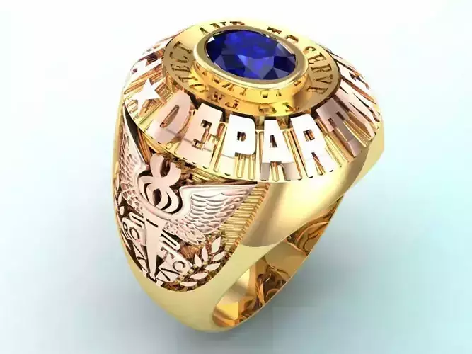 War rings  - Army rings - Police ring 3D print model