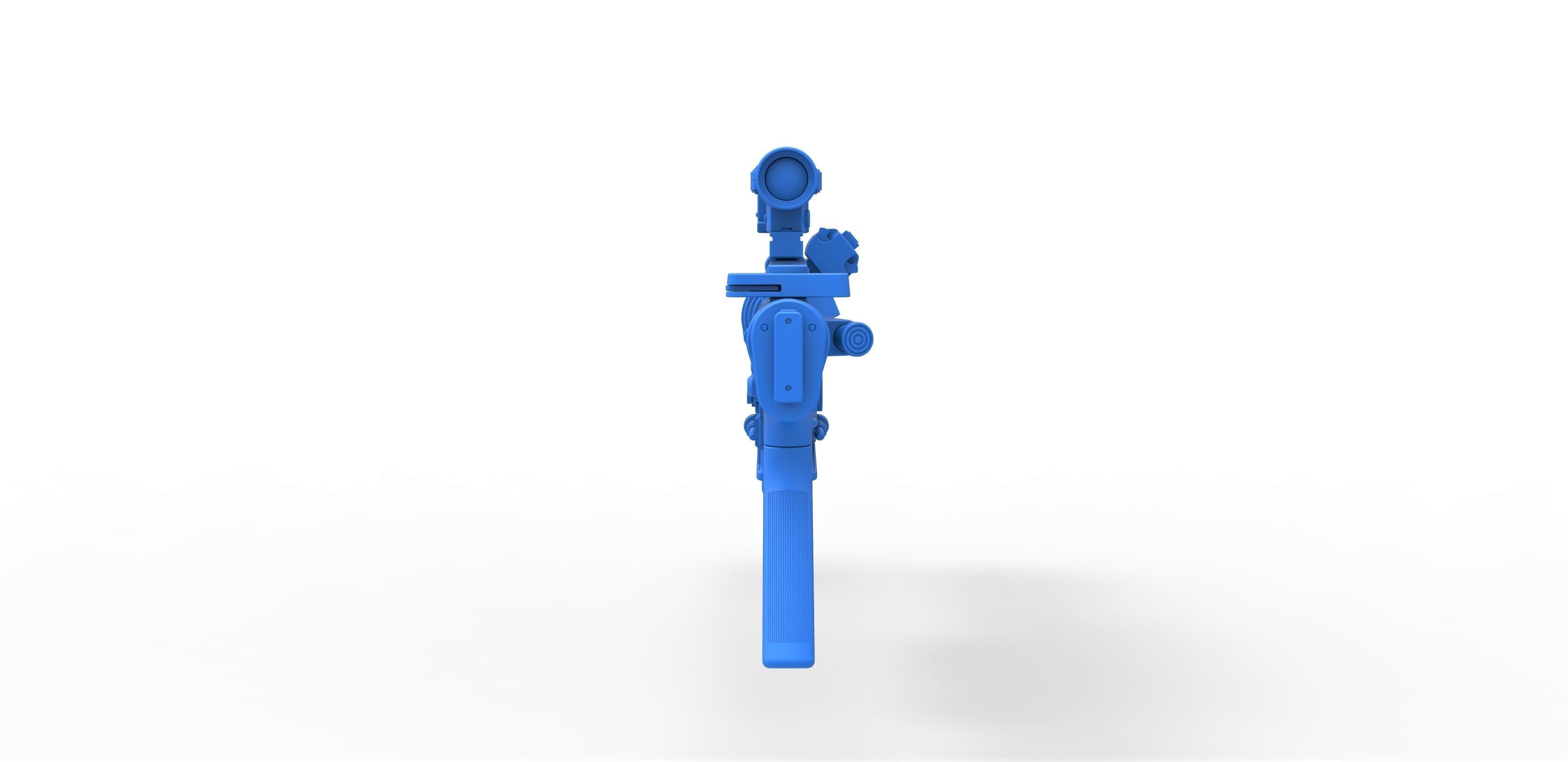 Blaster rifle A300 3D model_25