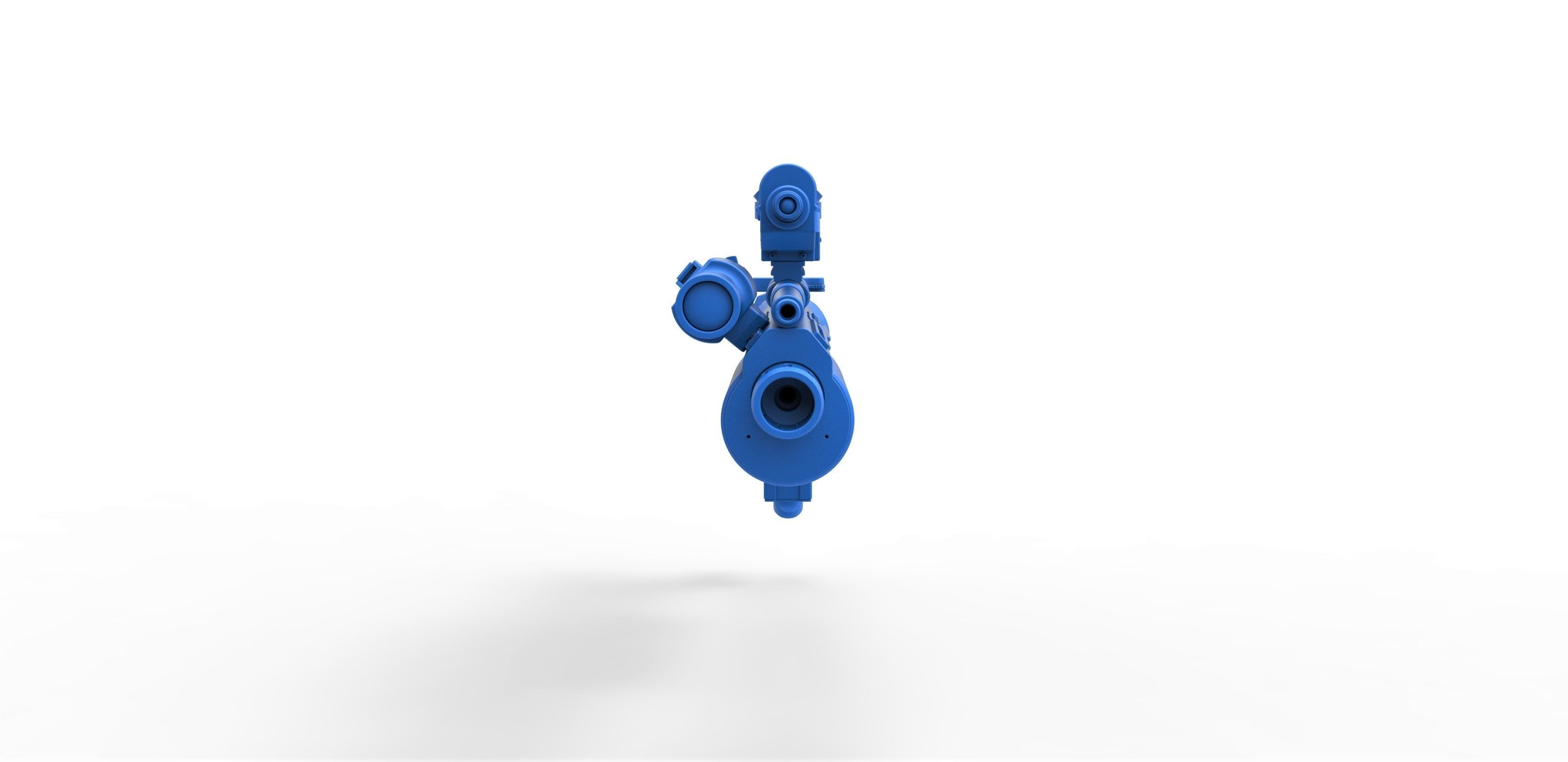 Blaster rifle A300 3D model_19