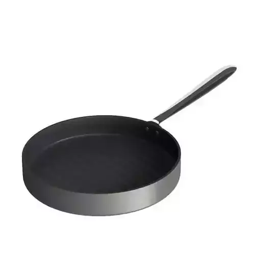 Black Circular Frying Pan