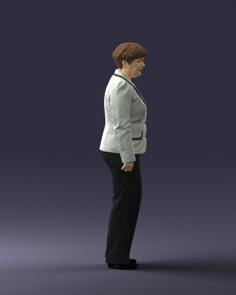 Lady pant suit 0499 3D model_27