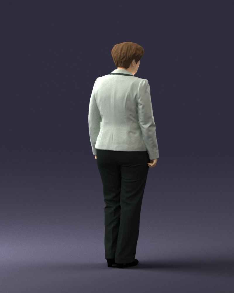 Lady pant suit 0499 3D model_21