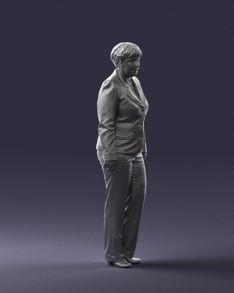 Lady pant suit 0499 3D model_31